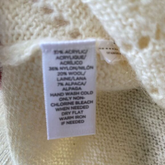 White/ ivory almost off white sweater - Picture 5 of 6